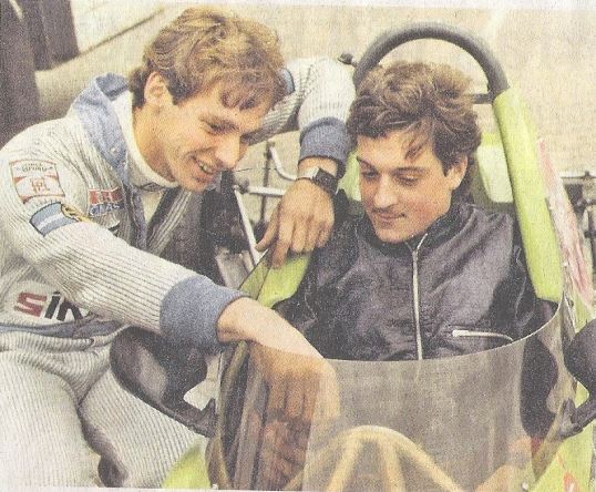 Peter Hofmann (rechts) kannte Stefan Bellof gut, der Anfang der Achtziger der beste deutsche Fahrer war und 1985 tödlich verunglückte